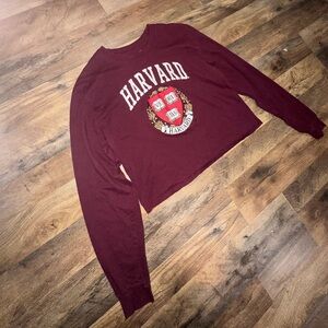 Harvard Maroon Sweatshirt womans size L